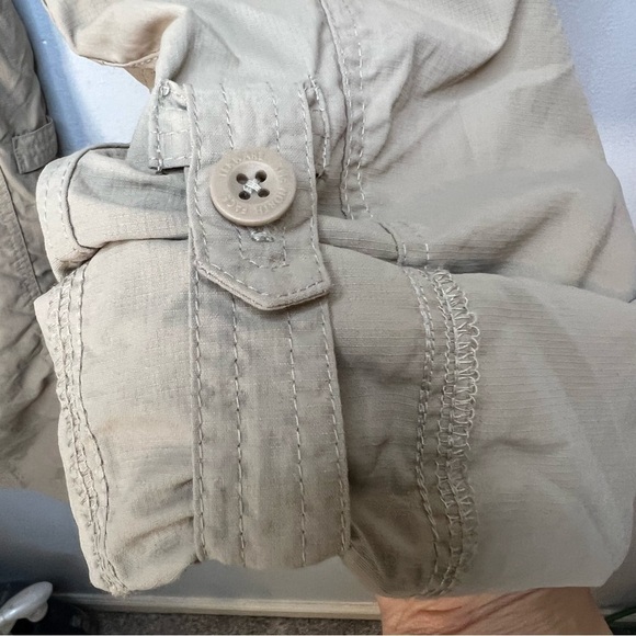 The North Face Women's Horizon II Pants Roll-Up Cuffs Relaxed Fit Beige Size 12 - Picture 6 of 16